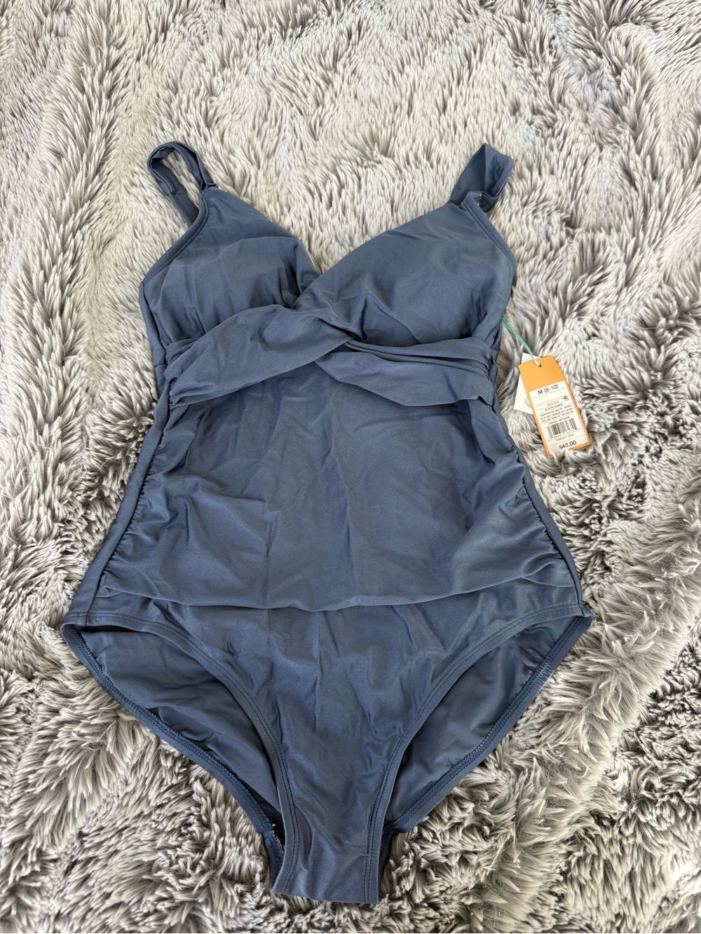 Target Slate Blue One-Piece Swimsuit - Kona Sol